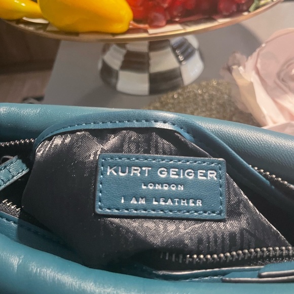 Kurt Geiger blue leather quilted bag - Picture 10 of 16